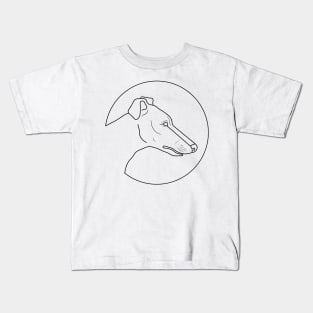 whippet dog Kids T-Shirt